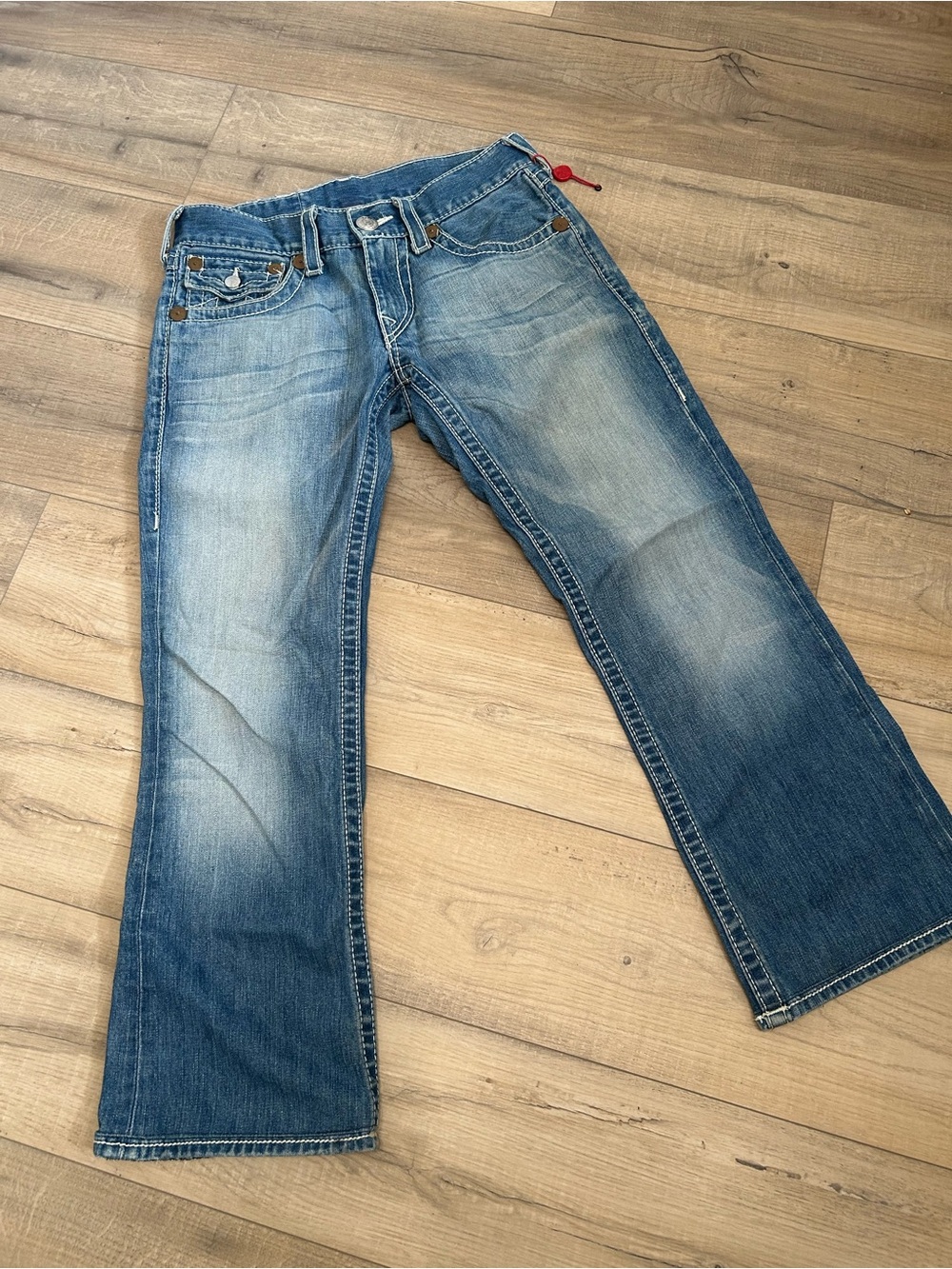 True Religion Light Blue Flare Jeans